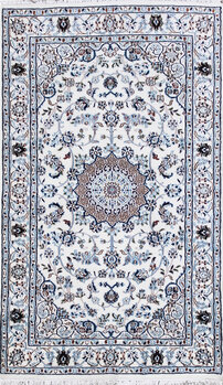 Nain - Teppich aus Indien,  Schafwolle/Seide, Größe: 93x157cm Sonderpreis: € 574,-