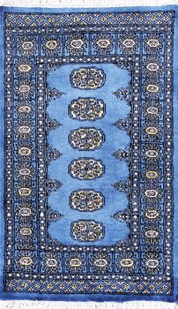 Bochara - Teppich aus Pakistan,  Schurwolle, Größe: 77x130cm Sonderpreis: € 236,-