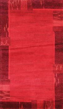Tibet-Color - Teppich aus Indien,  Schafwolle/Viskose, Größe: 72x144cm Sonderpreis: € 217,-