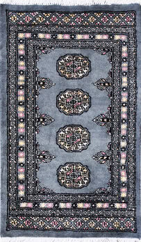 Bochara - Teppich aus Pakistan,  Schurwolle, Größe: 59x96cm Sonderpreis: € 119,-
