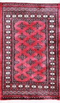 Bochara - Teppich aus Pakistan,  Schurwolle, Größe: 80x127cm Sonderpreis: € 240,-