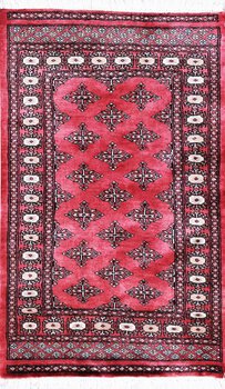 Bochara - Teppich aus Pakistan,  Schurwolle, Größe: 80x127cm Sonderpreis: € 240,-