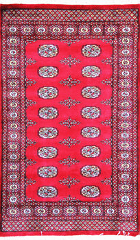 Bochara - Teppich aus Pakistan,  Schurwolle, Größe: 95x154cm Sonderpreis: € 345,-