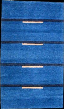 Gabbeh-Jumbo - Teppich aus Indien,  Schurwolle, Größe: 96x162cm Sonderpreis: € 164,-