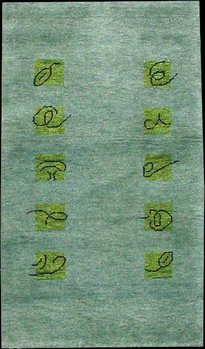 Gabbeh-Jumbo - Teppich aus Indien,  Schurwolle, Größe: 95x160cm Sonderpreis: € 160,-