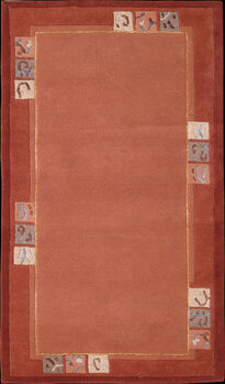 Benares - Teppich aus Tibet,  Schurwolle, Größe: 94x163cm Sonderpreis: € 145,-