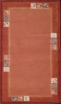 Benares - Teppich aus Tibet,  Schurwolle, Größe: 94x163cm Sonderpreis: € 145,-