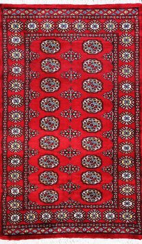Bochara - Teppich aus Pakistan,  Schurwolle, Größe: 96x155cm Sonderpreis: € 312,-
