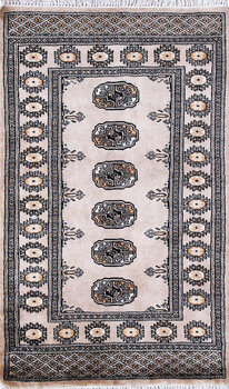 Bochara - Teppich aus Pakistan,  Schurwolle, Größe: 81x124cm Sonderpreis: € 211,-