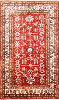 Kazak Exklusiv - Teppich aus Afghanistan ,  Ghazniwolle, Größe: 124x204cm Sonderpreis: € 994,-