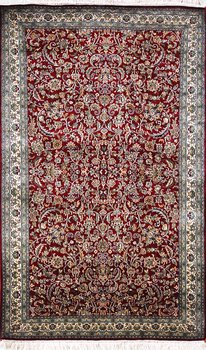 Kashmir-Seide - Teppich aus Kashmir,  Natur-Seide/Seide, Größe: 96x155cm Sonderpreis: € 2.719,-