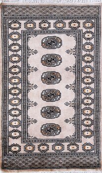 Bochara - Teppich aus Pakistan,  Schurwolle, Größe: 81x124cm Sonderpreis: € 211,-
