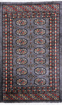 Bochara - Teppich aus Pakistan,  Schurwolle, Größe: 78x125cm Sonderpreis: € 204,-