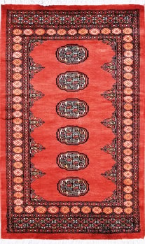 Bochara - Teppich aus Pakistan,  Schurwolle, Größe: 80x129cm Sonderpreis: € 216,-