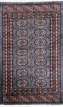 Bochara - Teppich aus Pakistan,  Schurwolle, Größe: 78x125cm Sonderpreis: € 204,-