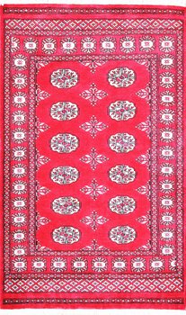 Bochara - Teppich aus Pakistan,  Schurwolle, Größe: 93x151cm Sonderpreis: € 331,-