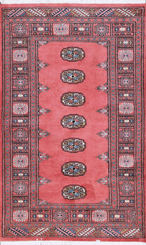 Bochara - Teppich aus Pakistan,  Schurwolle, Größe: 97x157cm Sonderpreis: € 319,-