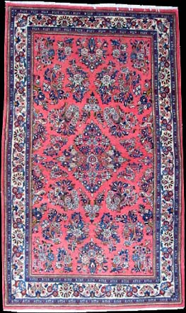 Sarough - Teppich aus Orient,  Schurwolle, Größe: 131x218cm Sonderpreis: € 569,-
