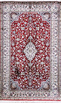 Kashmir-Seide - Teppich aus Kashmir,  Natur-Seide, Größe: 97x155cm Sonderpreis: € 1.102,-