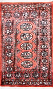 Bochara - Teppich aus Pakistan,  Schurwolle, Größe: 67x107cm Sonderpreis: € 150,-