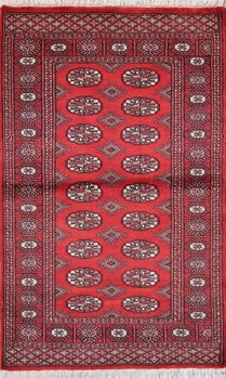 Bochara - Teppich aus Pakistan,  Schurwolle, Größe: 94x153cm Sonderpreis: € 302,-