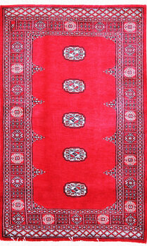 Bochara - Teppich aus Pakistan,  Schurwolle, Größe: 95x158cm Sonderpreis: € 354,-