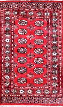 Bochara - Teppich aus Pakistan,  Schurwolle, Größe: 97x158cm Sonderpreis: € 321,-
