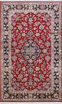 Kashmir-Seide - Teppich aus Kashmir,  Natur-Seide, Größe: 96x157cm Sonderpreis: € 1.105,-