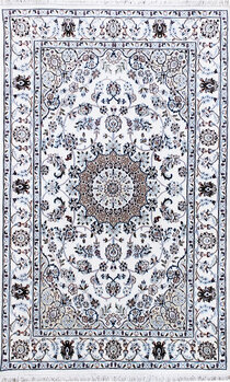 Nain - Teppich aus Indien,  Schafwolle/Seide, Größe: 116x187cm Sonderpreis: € 852,-