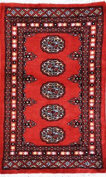 Bochara - Teppich aus Pakistan,  Schurwolle, Größe: 64x98cm Sonderpreis: € 132,-