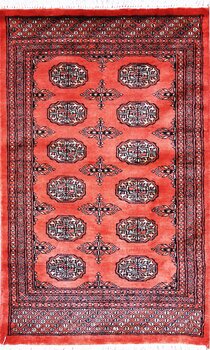 Bochara - Teppich aus Pakistan,  Schurwolle, Größe: 77x121cm Sonderpreis: € 195,-