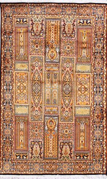 Kashmir-Seide - Teppich aus Kashmir,  Natur-Seide, Größe: 94x153cm Sonderpreis: € 1.054,-