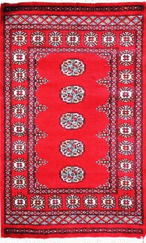 Bochara - Teppich aus Pakistan,  Schurwolle, Größe: 78x123cm Sonderpreis: € 226,-