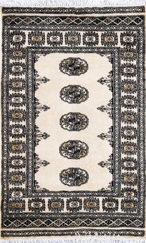 Bochara - Teppich aus Pakistan,  Schurwolle, Größe: 79x124cm Sonderpreis: € 231,-