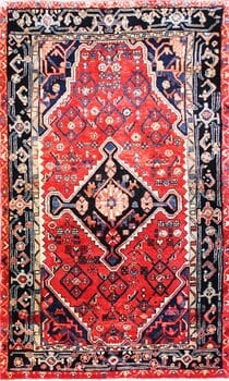 Hamadan - Teppich aus Orient,  Schurwolle, Größe: 113x191cm Sonderpreis: € 453,-