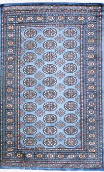Bochara - Teppich aus Pakistan,  Schurwolle, Größe: 123x195cm Sonderpreis: € 566,-