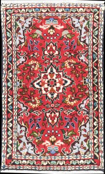 Hamadan - Teppich aus Orient,  Schurwolle, Größe: 58x92cm Sonderpreis: € 97,-