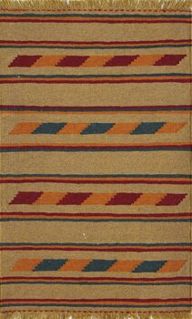 Kelim - Teppich aus Orient,  Schurwolle, Größe: 81x126cm Sonderpreis: € 81,-