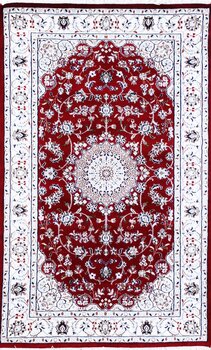 Nain - Teppich aus Indien,  Schafwolle/Seide, Größe: 98x159cm Sonderpreis: € 612,-