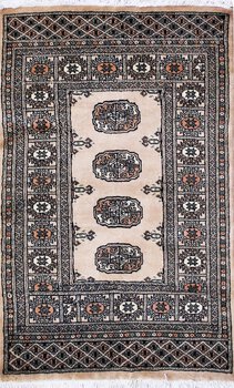 Bochara - Teppich aus Pakistan,  Schurwolle, Größe: 82x128cm Sonderpreis: € 220,-