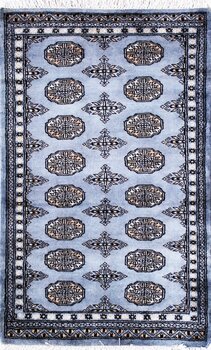 Bochara - Teppich aus Pakistan,  Schurwolle, Größe: 80x126cm Sonderpreis: € 238,-