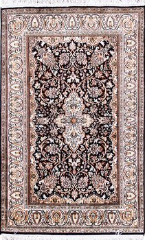 Kashmir-Seide - Teppich aus Kashmir,  Natur-Seide, Größe: 80x126cm Sonderpreis: € 739,-