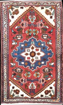 Hamadan - Teppich aus Orient,  Schurwolle, Größe: 68x97cm Sonderpreis: € 119,-
