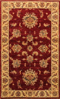 Ziegler-Chobi - Teppich aus Afghanistan ,  Ghazniwolle, Größe: 93x153cm Sonderpreis: € 559,-