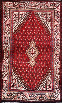 Hamadan - Teppich aus Orient,  Schurwolle, Größe: 78x126cm Sonderpreis: € 258,-