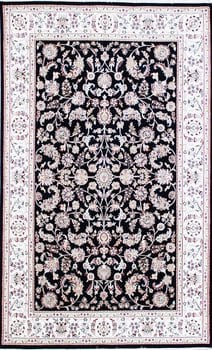 Nain - Teppich aus Indien,  Schafwolle/Seide, Größe: 179x282cm Sonderpreis: € 1.983,-