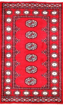 Bochara - Teppich aus Pakistan,  Schurwolle, Größe: 80x118cm Sonderpreis: € 223,-