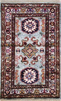 Kazak Exklusiv - Teppich aus Afghanistan ,  Ghazniwolle, Größe: 61x94cm Sonderpreis: € 225,-