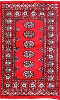 Bochara - Teppich aus Pakistan,  Schurwolle, Größe: 79x121cm Sonderpreis: € 226,-