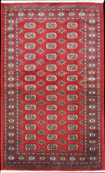 Bochara - Teppich aus Pakistan,  Schurwolle, Größe: 126x203cm Sonderpreis: € 470,-